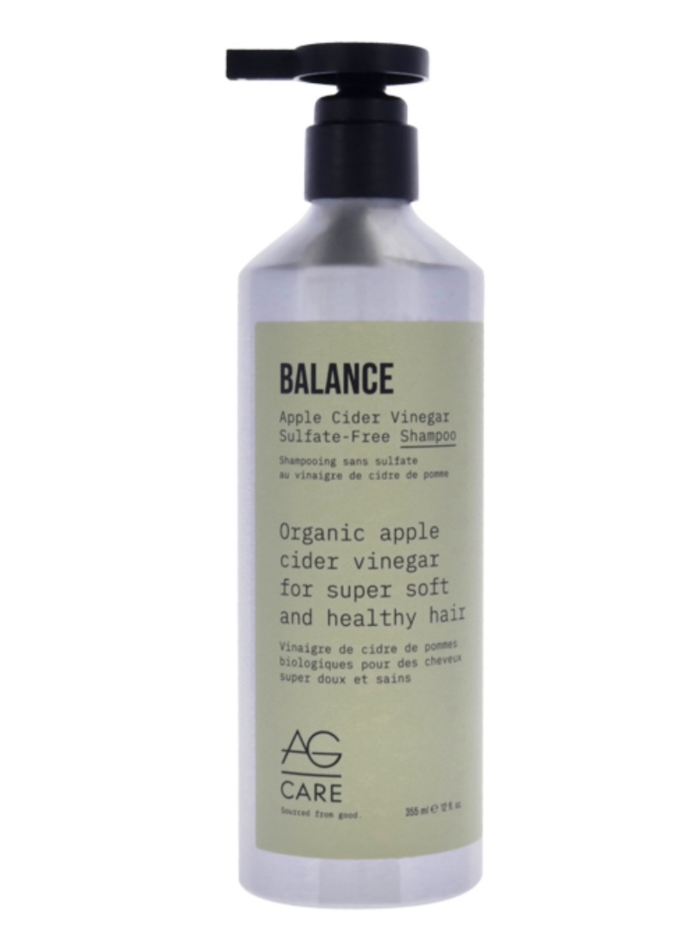 AG Care Balance Apple Cider Vinegar Sulfate-free Shampoo 12oz BRAND NEW/SEALED
